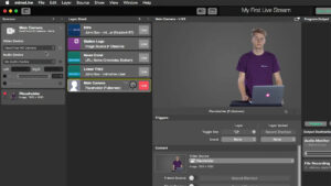 My first live stream