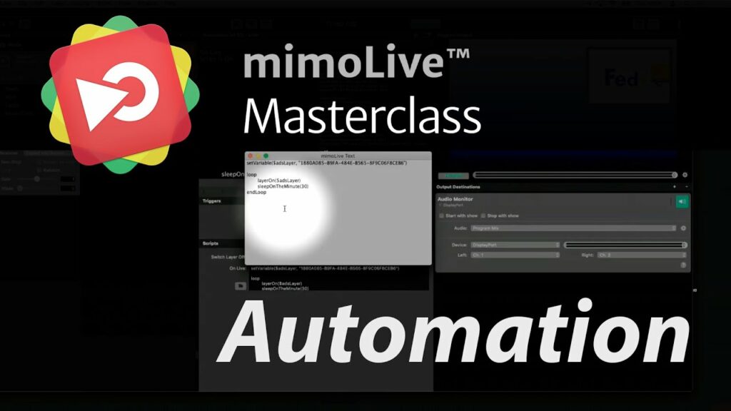 Automatisering i mimoLive