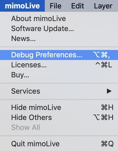 Debug-Modus