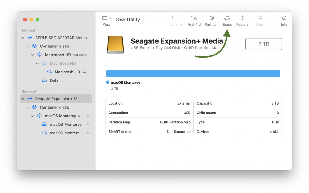 Installing mac os on sale on external ssd