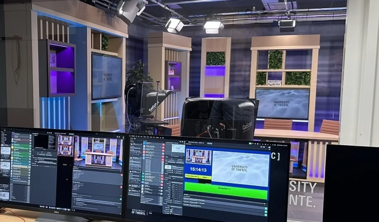 Live videoproductie in een studio