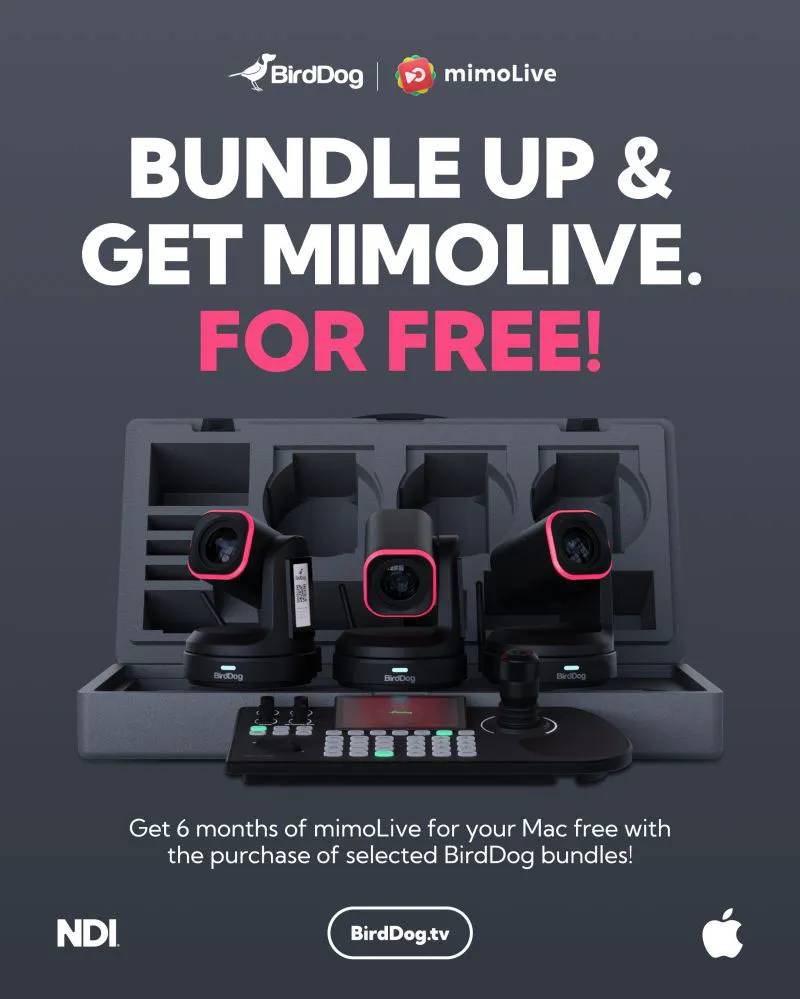 Consiga mimoLive gratis