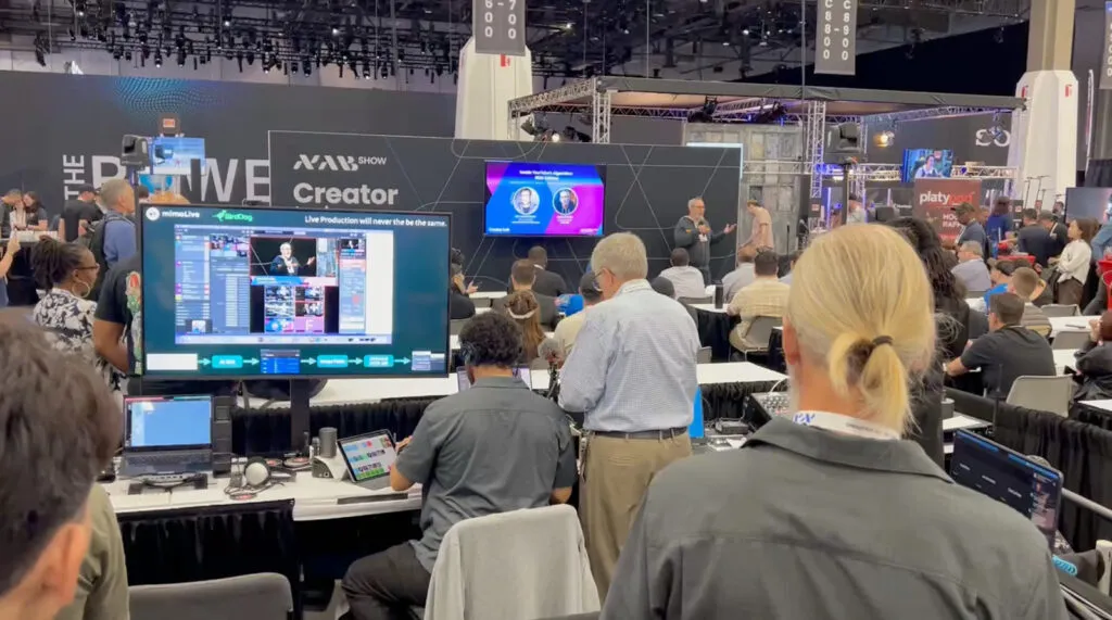 Screenshot des Produktionswerkzeugs aus der NAB Workshop-Pipeline