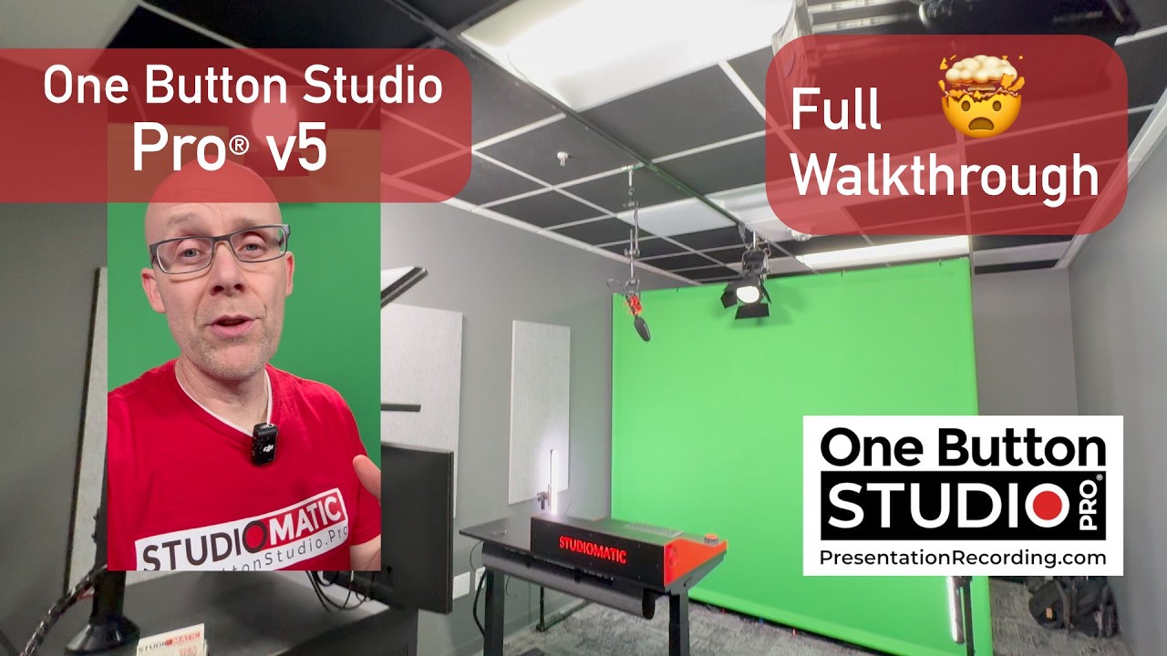 One Button Studio Pro v5 full walkthrough video on YouTube
