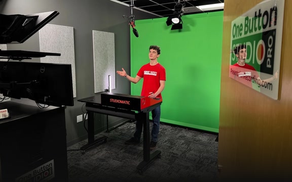 one-button-studio setup